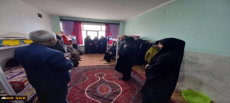 بازدید مدیر کل آموزش و پرورش استان اردبیل از سرای 120 تخت خوابی شمس دانشگاه فرهنگیان اردبیل
