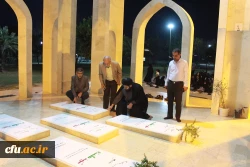 در مزار شهدای خوشنام بوستان شغاب بوشهر؛
مراسم ضیافت شهدا دانشگاه فرهنگیان استان بوشهر برگزار شد 2