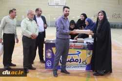 در دانشگاه فرهنگیان استان بوشهر؛
جشنواره ورزشی جام رمضان کارکنان برگزار شد 12