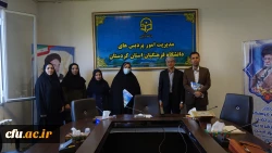 مراسم معارفه سرپرست معاونت آموزشی، پژوهشی و فرهنگی پردیس بنت الهدی صدر سنندج
 10