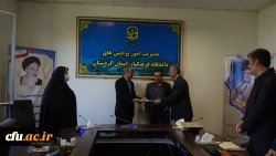 مراسم تکریم و معارفه مدیران گروه های آموزشی دانشگاه فرهنگیان کردستان
 3