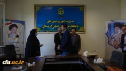 مراسم تکریم و معارفه مدیران گروه های آموزشی دانشگاه فرهنگیان کردستان
 5