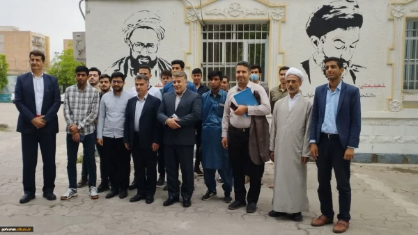 سرپرست معاونت نظارت، ارزیابی و تضمین کیفیت دانشگاه فرهنگیان به همراه دکتر کیومرث احمدی مدیرکل نظارت از بخش های مختلف واحدهای دانشگاهی استان گلستان بازدید کرد. 6