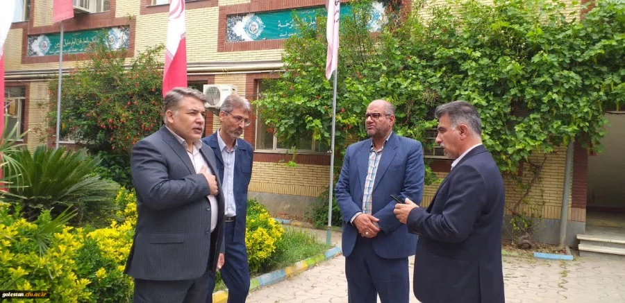 بازدید سرپرست معاونت نظارت، ارزیابی و تضمین کیفیت دانشگاه فرهنگیان از واحدهای دانشگاهی استان گلستان 5