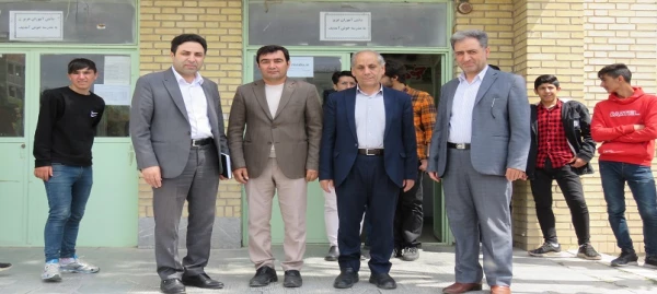 بازدید مسئولان و مدیران گروه های آموزشی دانشگاه فرهنگیان اردبیل از مدارس مجری طرح کارورزی