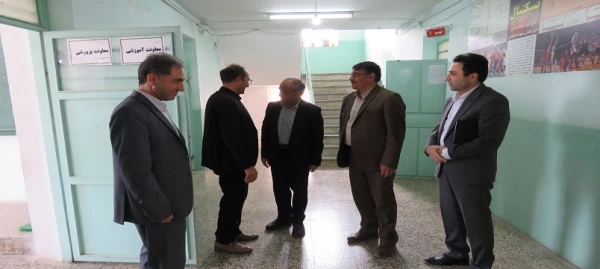 بازدید مسئولان و مدیران گروه های آموزشی دانشگاه فرهنگیان اردبیل از مدارس مجری طرح کارورزی
