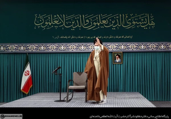 دیدار دانشجومعلمان و معلمان با رهبر معظم انقلاب اسلامی