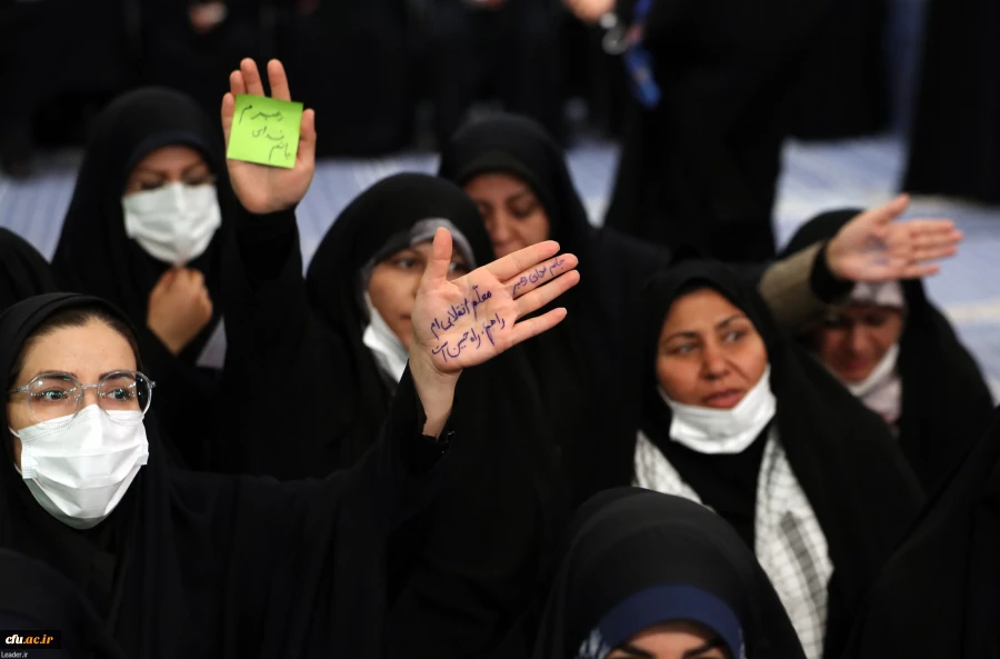 دیدار دانشجومعلمان و معلمان با رهبر معظم انقلاب اسلامی