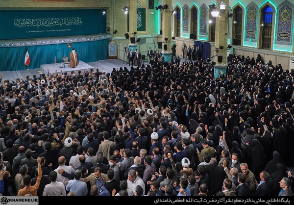 دیدار دانشجومعلمان و معلمان با رهبر معظم انقلاب اسلامی