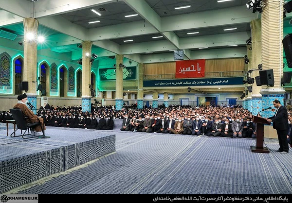 دیدار دانشجومعلمان و معلمان با رهبر معظم انقلاب اسلامی