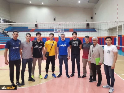 حضور دانشجو معلمان نخبه ورزشی دانشگاه فرهنگیان در اردوی انتخابی تیم ملی والیبال دانشجویان دانشگاه ها و موسسات آموزش عالی کشور