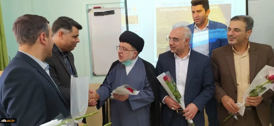 حضور حجت الاسلام والمسلمین موسوی مدیرکل دادگستری استان فارس به همراه دادستان شیراز و معاونین دادگستری استان فارس در دانشگاه فرهنگیان استان فارس و تبریک هفته معلم به همکاران،اساتید و دانشجو معلمان 9