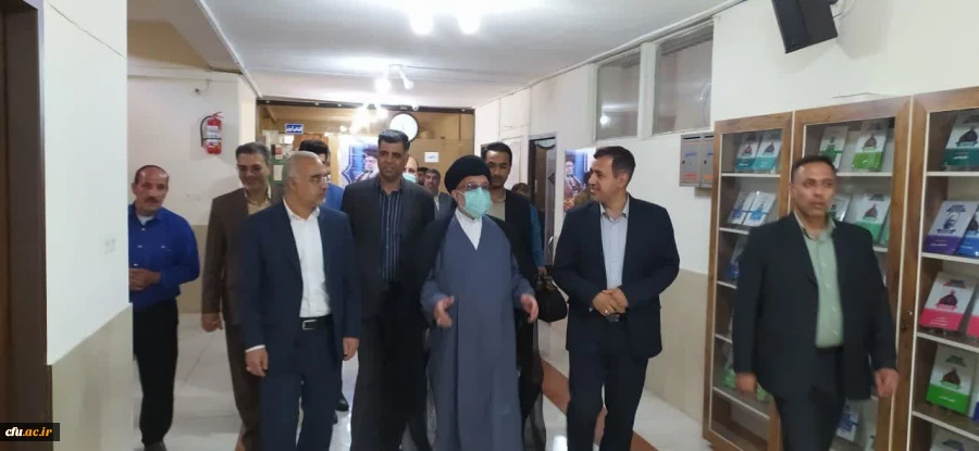 حضور حجت الاسلام والمسلمین موسوی مدیرکل دادگستری استان فارس به همراه دادستان شیراز و معاونین دادگستری استان فارس در دانشگاه فرهنگیان استان فارس و تبریک هفته معلم به همکاران،اساتید و دانشجو معلمان
 2