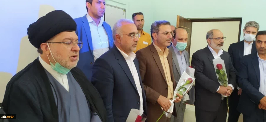 حضور حجت الاسلام والمسلمین موسوی مدیرکل دادگستری استان فارس به همراه دادستان شیراز و معاونین دادگستری استان فارس در دانشگاه فرهنگیان استان فارس و تبریک هفته معلم به همکاران،اساتید و دانشجو معلمان 2