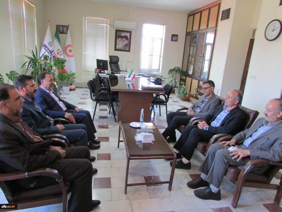 دیدار رئیس دانشگاه فرهنگیان استان با مدیرکل بهزیستی
 2