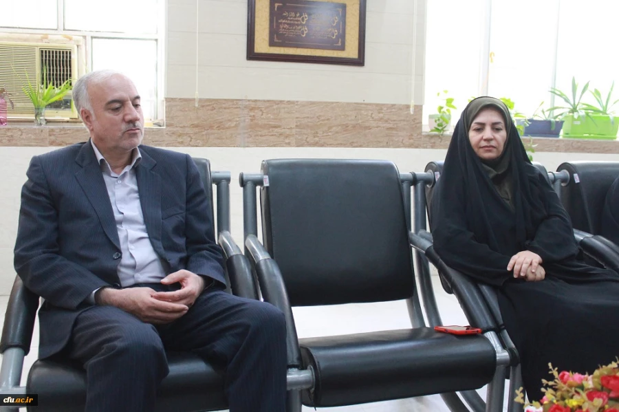 بازدید ناظر فرهنگی سازمان مرکزی از فعالیت های فرهنگی دانشگاه فرهنگیان استان بوشهر  8