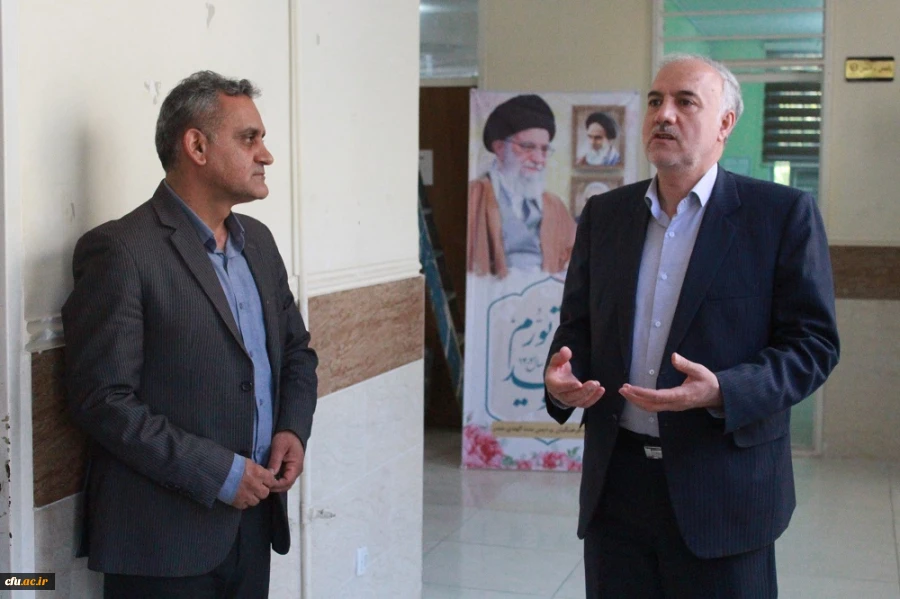 بازدید ناظر فرهنگی سازمان مرکزی از فعالیت های فرهنگی دانشگاه فرهنگیان استان بوشهر  11