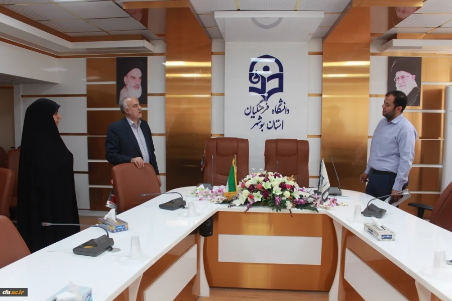 بازدید ناظر فرهنگی سازمان مرکزی از فعالیت های فرهنگی دانشگاه فرهنگیان استان بوشهر  18