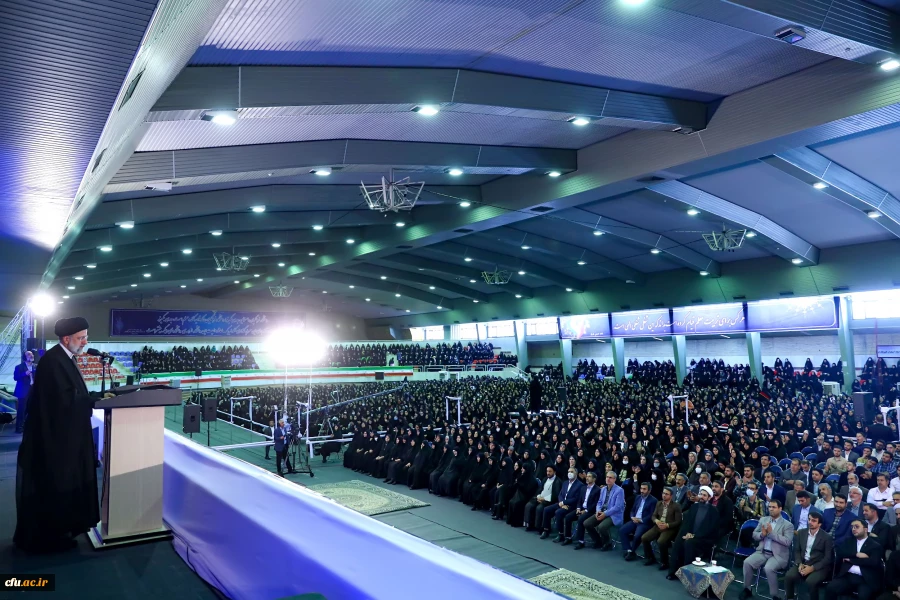 دیدار رئیس جمهور با جمعی از معلمان و اساتید و دانشجویان دانشگاه فرهنگیان 10