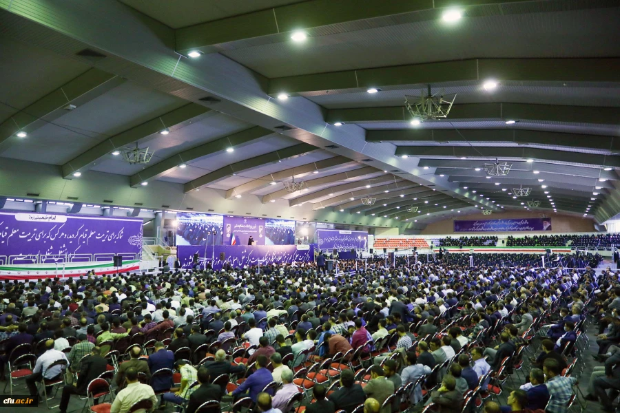 دیدار رئیس جمهور با جمعی از معلمان و اساتید و دانشجویان دانشگاه فرهنگیان 13