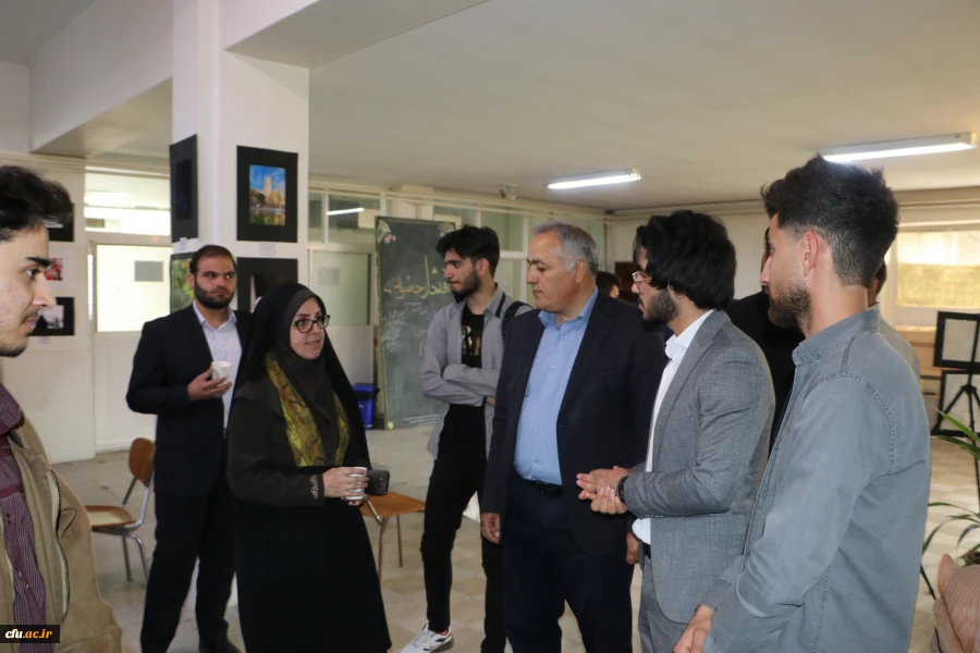 افتتاح دهمین نمایشگاه آثار هنری دانشجویان دانشگاه فرهنگیان آذربایجان شرقی 2