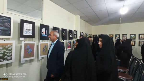 افتتاح دهمین نمایشگاه آثار هنری دانشجویان دانشگاه فرهنگیان آذربایجان شرقی 6