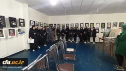 افتتاح دهمین نمایشگاه آثار هنری دانشجویان دانشگاه فرهنگیان آذربایجان شرقی 7