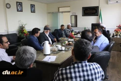 نشست صمیمی همکاران و دانشجومعلمان دانشگاه فرهنگیان خراسان شمالی با مشاور محترم ریاست دانشگاه فرهنگیان حجت الاسلام والمسلمین دکتر عابدی و مدیرکل محترم حراست سازمان مرکزی دانشگاه فرهنگیان جناب آقای دکتر قاسمی 11