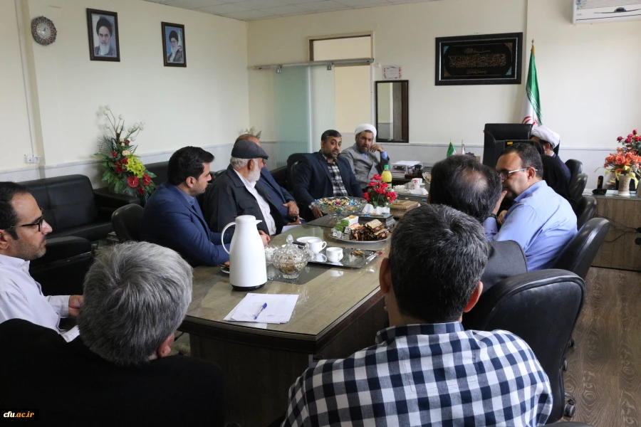 نشست صمیمی همکاران و دانشجومعلمان دانشگاه فرهنگیان خراسان شمالی با مشاور محترم ریاست دانشگاه فرهنگیان حجت الاسلام والمسلمین دکتر عابدی و مدیرکل محترم حراست سازمان مرکزی دانشگاه فرهنگیان جناب آقای دکتر قاسمی 11