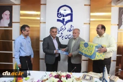 با حضور رئیس دانشگاه انجام شد؛
تقدیر از مسئولان و فعالان حوزه دانشجویی پردیس های دانشگاه فرهنگیان استان بوشهر 2