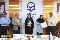 با حضور رئیس دانشگاه انجام شد؛
تقدیر از مسئولان و فعالان حوزه دانشجویی پردیس های دانشگاه فرهنگیان استان بوشهر 13