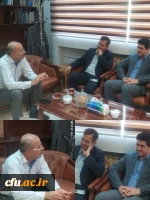 دیدار و گفتگوی مدیریت دانشگاه فرهنگیان استان فارس با مدیرکل نوسازی استان فارس 2