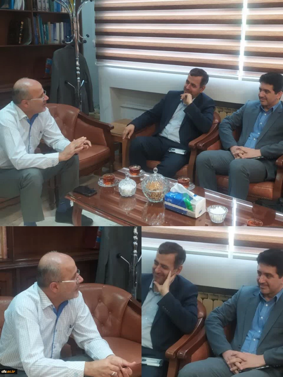 دیدار و گفتگوی مدیریت دانشگاه فرهنگیان استان فارس با مدیرکل نوسازی استان فارس 2