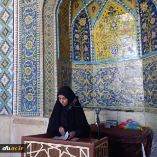 دانشجو معلم دانشگاه فرهنگیان قزوین سخنران پیش از خطبه های نماز جمعه قزوین