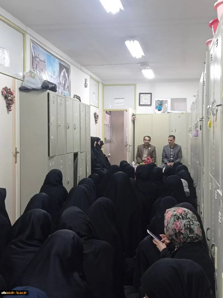 نشست سرپرست دانشگاه فرهنگیان اردبیل با دانشجومعلمان خوابگاهی پردیس بنت الهدی صدر