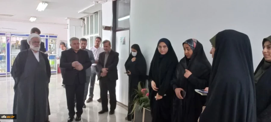 بازدید معاون و مدیرکل دفتر نظارت و ارزیابی سازمان مرکزی  از دانشگاه فرهنگیان استان خوزستان 2