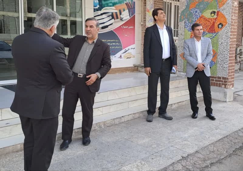 بازدید معاون و مدیرکل دفتر نظارت و ارزیابی سازمان مرکزی  از دانشگاه فرهنگیان استان خوزستان 4