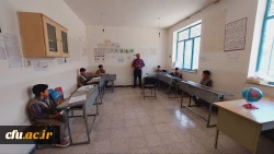 بازدید دانشجو معلمان از مدارس چند پایه  2