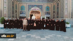 برگزاری اردوی مشهد مقدس ویژه دانشجویان شرکت کننده در طرح ولایت
 6