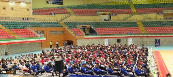 آیین افتتاحیه اولین لیگ کشوری فوتسال دانشجومعلمان پسر دانشگاه فرهنگیان