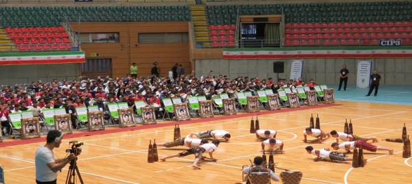 آیین افتتاحیه اولین لیگ کشوری فوتسال دانشجومعلمان پسر دانشگاه فرهنگیان