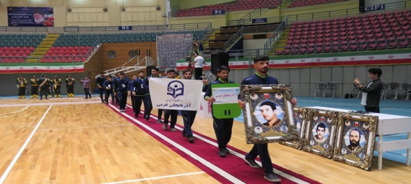 آیین افتتاحیه اولین لیگ کشوری فوتسال دانشجومعلمان پسر دانشگاه فرهنگیان