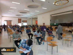 امتحانات پایانی نیمسال دوم سال تحصیلی 1402-1401 با برگزاری آزمون هماهنگ کشوری، آغاز شد
 2