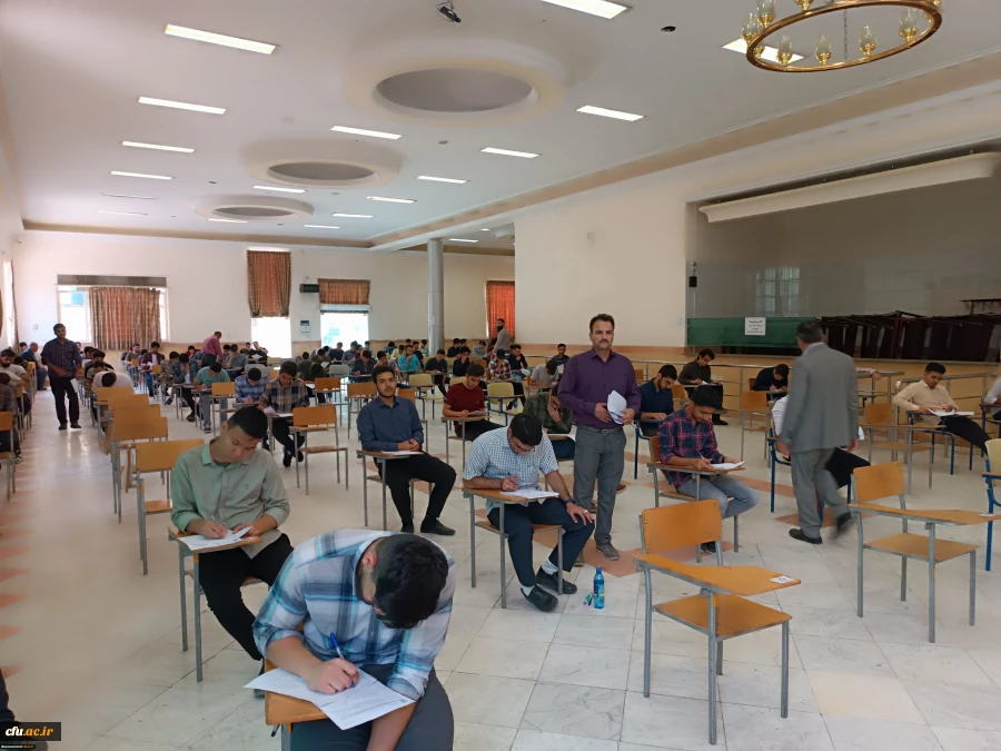 امتحانات پایانی نیمسال دوم سال تحصیلی 1402-1401 با برگزاری آزمون هماهنگ کشوری، آغاز شد
 2