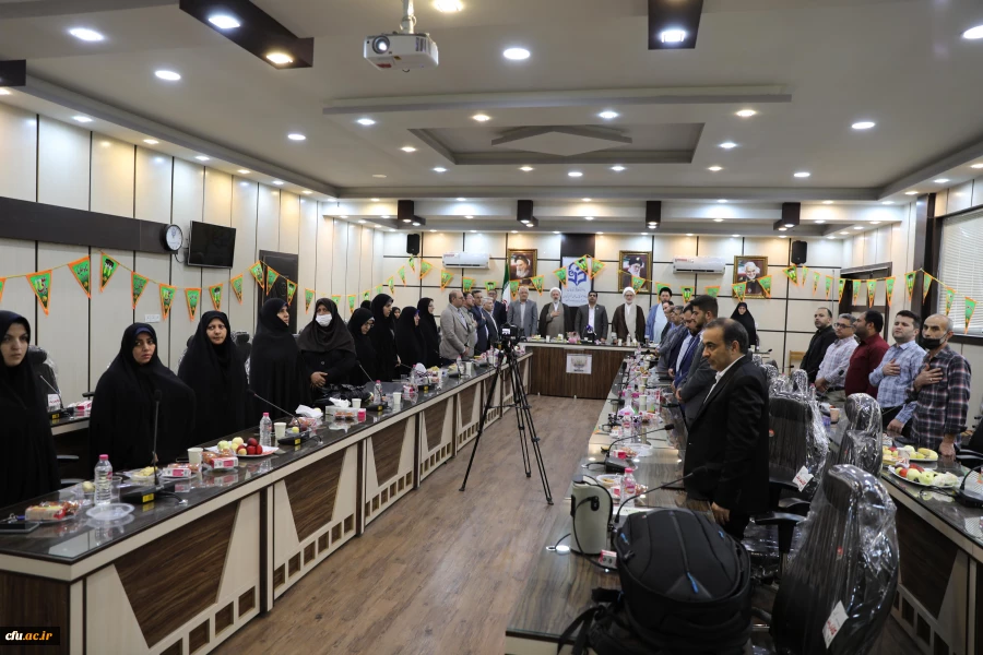 جلسه اعضای هیات علمی و کارکنان پردیس بنت الهدی صدر گیلان، با اعضای هیات رییسه دانشگاه فرهنگیان 3