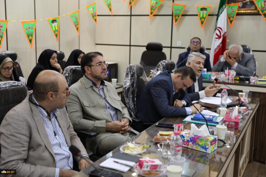 جلسه اعضای هیات علمی و کارکنان پردیس بنت الهدی صدر گیلان، با اعضای هیات رییسه دانشگاه فرهنگیان 10