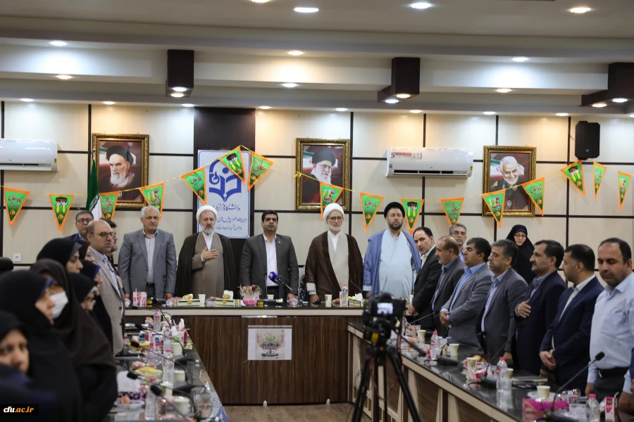 جلسه اعضای هیات علمی و کارکنان پردیس بنت الهدی صدر گیلان، با اعضای هیات رییسه دانشگاه فرهنگیان 4