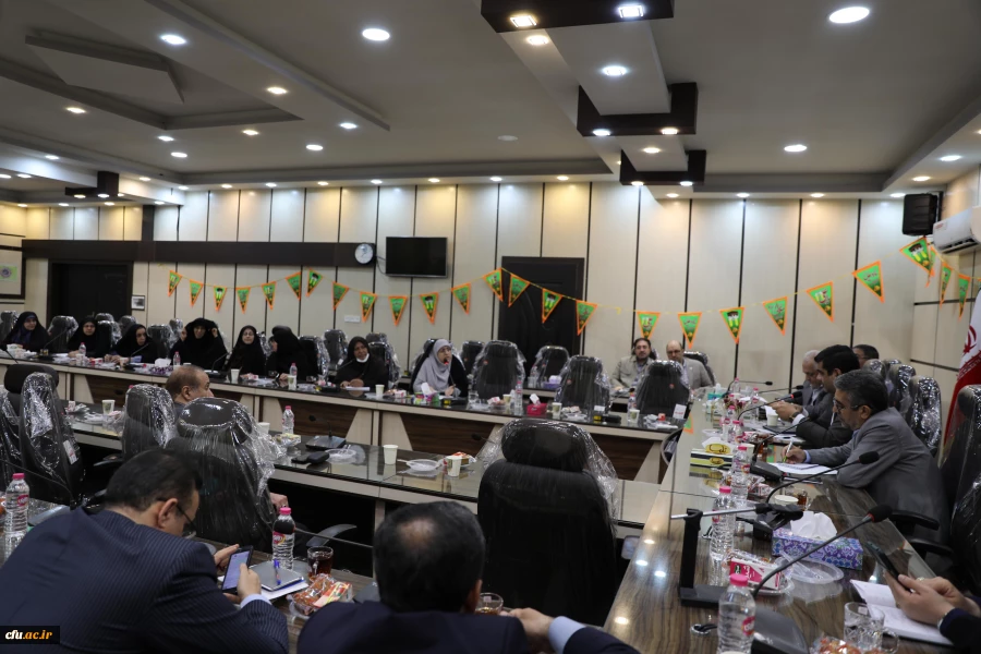 جلسه اعضای هیات علمی و کارکنان پردیس بنت الهدی صدر گیلان، با اعضای هیات رییسه دانشگاه فرهنگیان 17