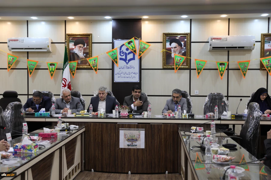 جلسه اعضای هیات علمی و کارکنان پردیس بنت الهدی صدر گیلان، با اعضای هیات رییسه دانشگاه فرهنگیان 21