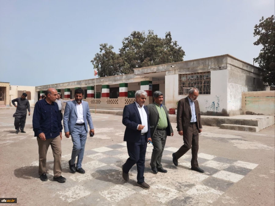 بازدید از فضاهای آموزشی و خوابگاهی مد نظر دانشگاه فرهنگیان در شهرستان ایرانشهر و چابهار
 2